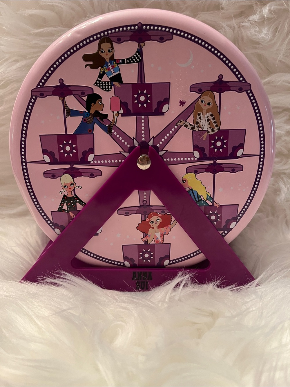 Anna Sui Pink & Purple Mini Ferris Wheel Toy